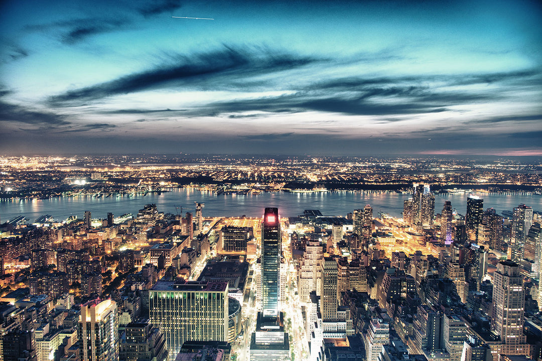Photo Wallpaper Skyline Manhattan City Lights