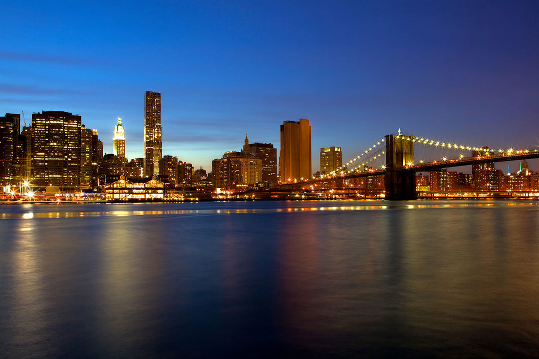 Photo Wallpaper Skyline Manhattan In Sea Of Lights