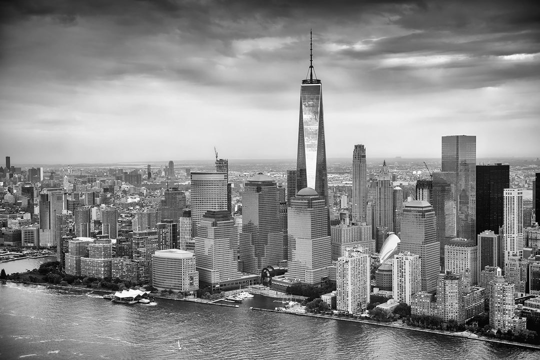 Photo Wallpaper Skyline Black And White Photography New York